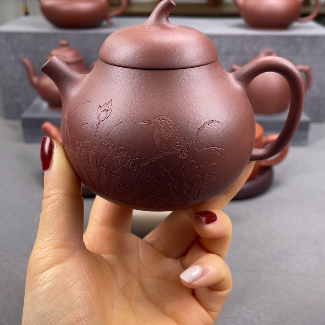 紫砂茶壶紫砂壶220毫升