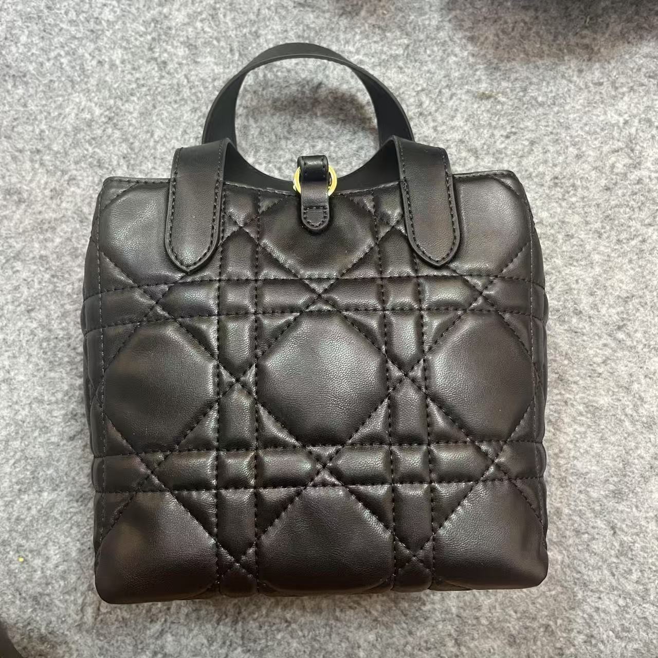 TOLEX2025新款手工D菜百搭女包黑色