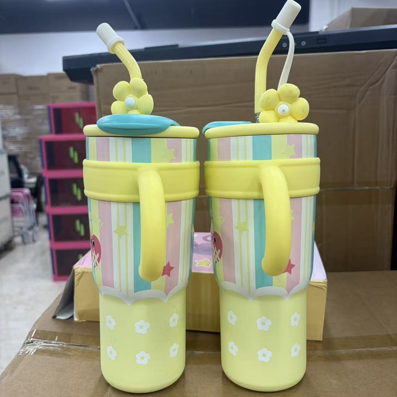 冰霸杯保温杯可爱大容量咖啡杯