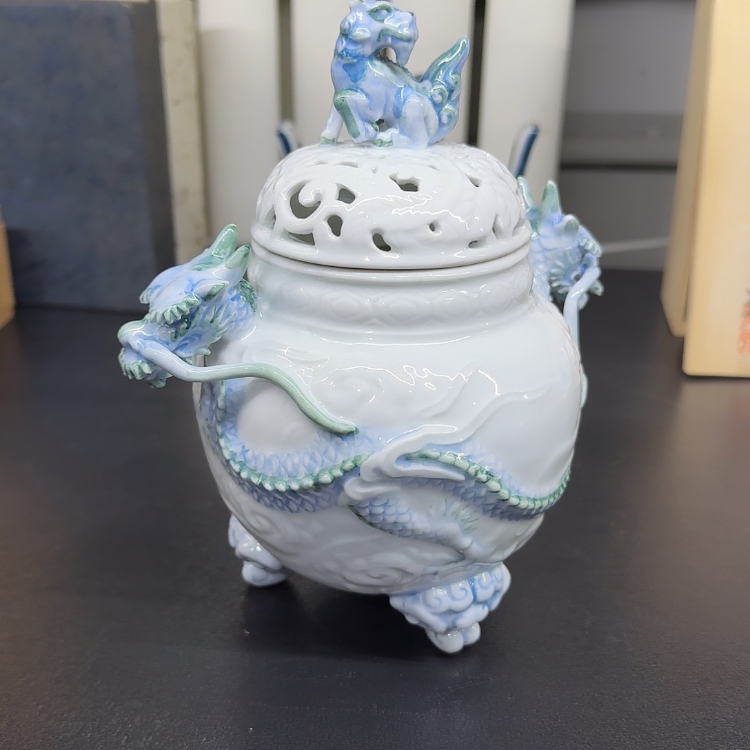 瓷片恭喜发财万事如意