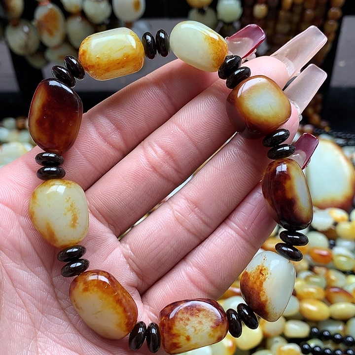 和田玉手链未镶嵌