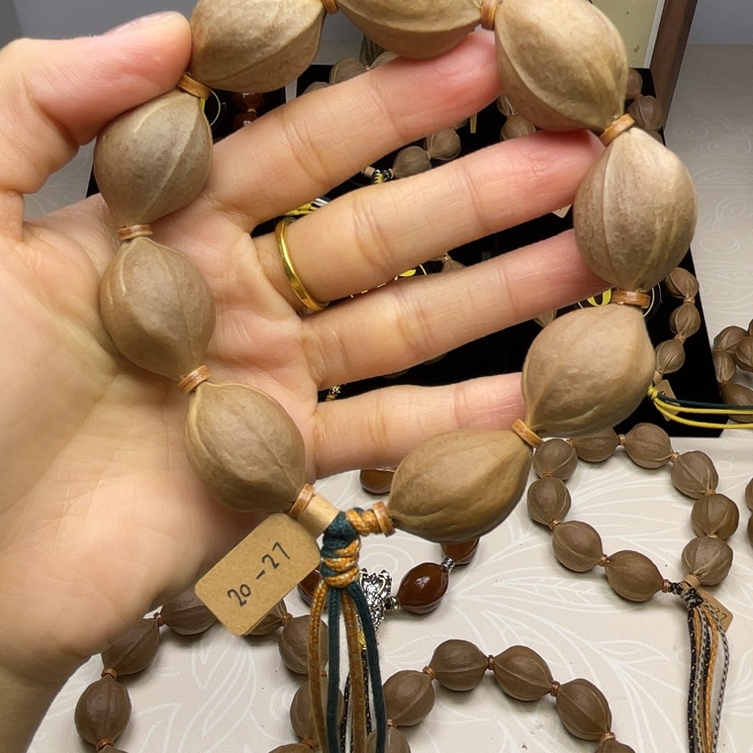 从***鱼手串橄榄核梅林铁核20*27
