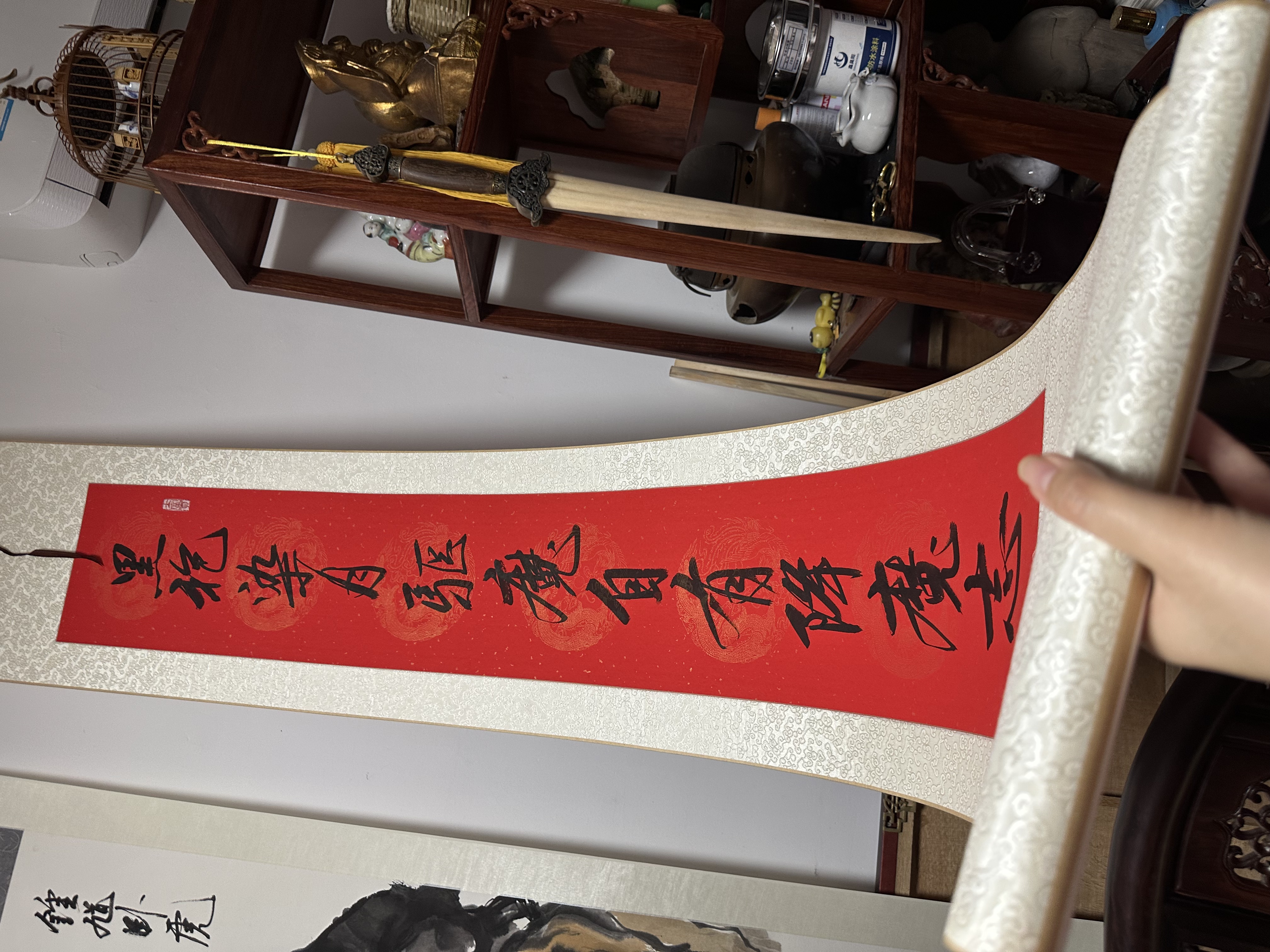 【对联定制】对联定制，可选【含卷轴装裱/不含卷轴装裱】