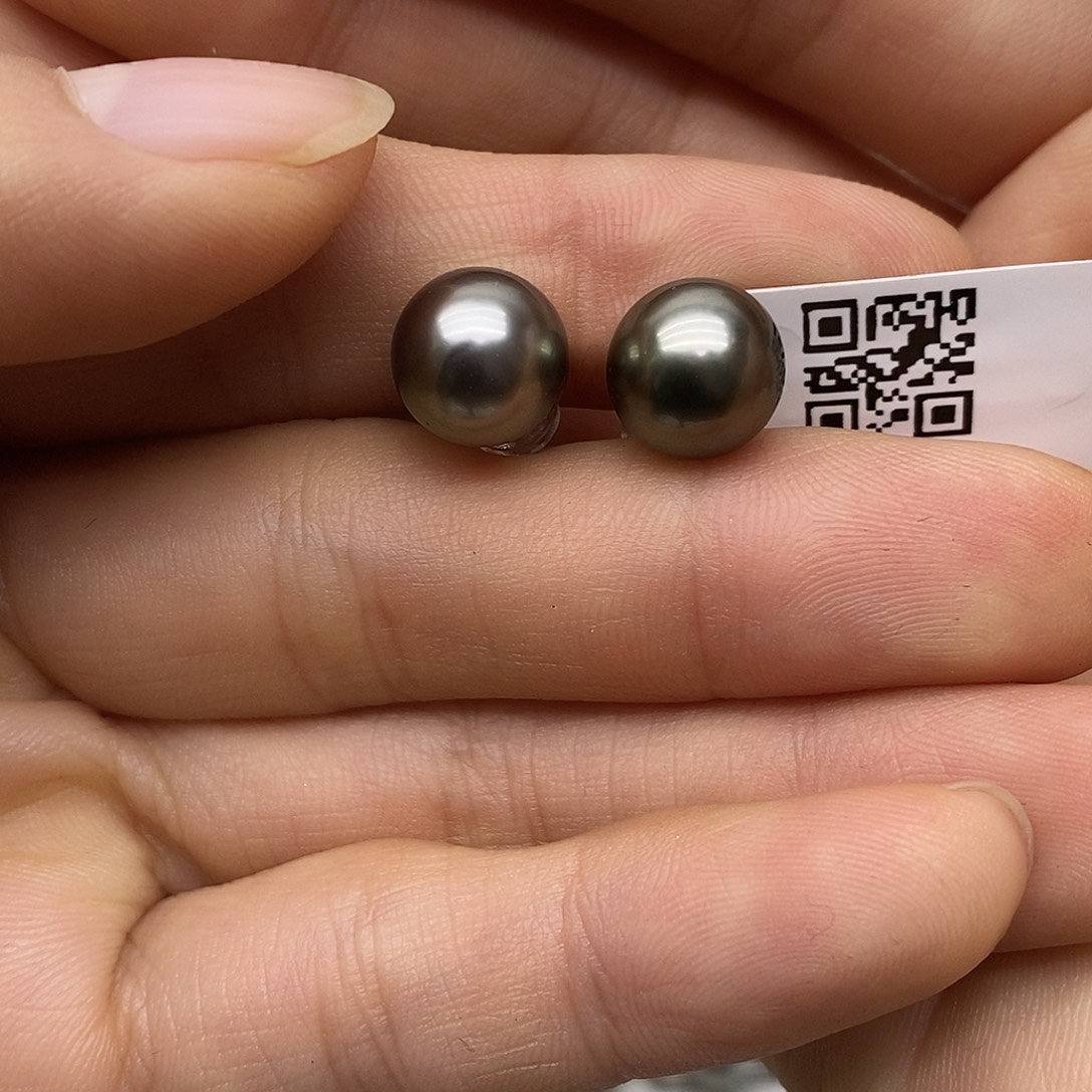 耳饰海水珍珠银S925镶嵌@@E0031