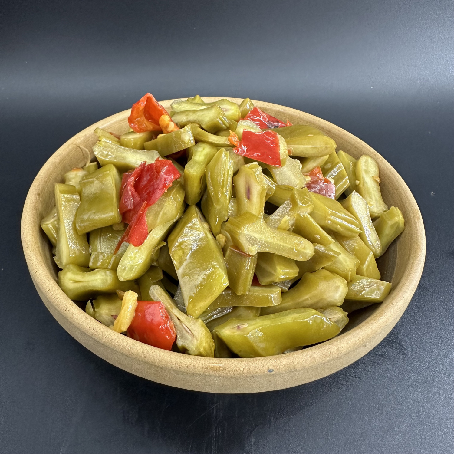 炒泡刀豆即食安徽六安农家炒制酸豆角刀豆酸菜腌制菜咸菜下饭小菜