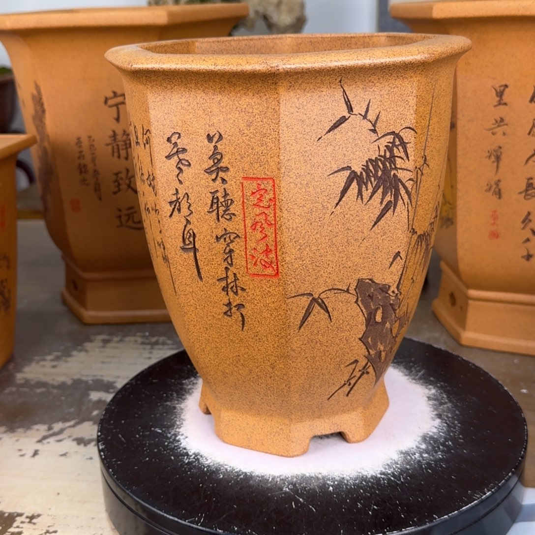 用***4紫砂花盆紫砂花盆