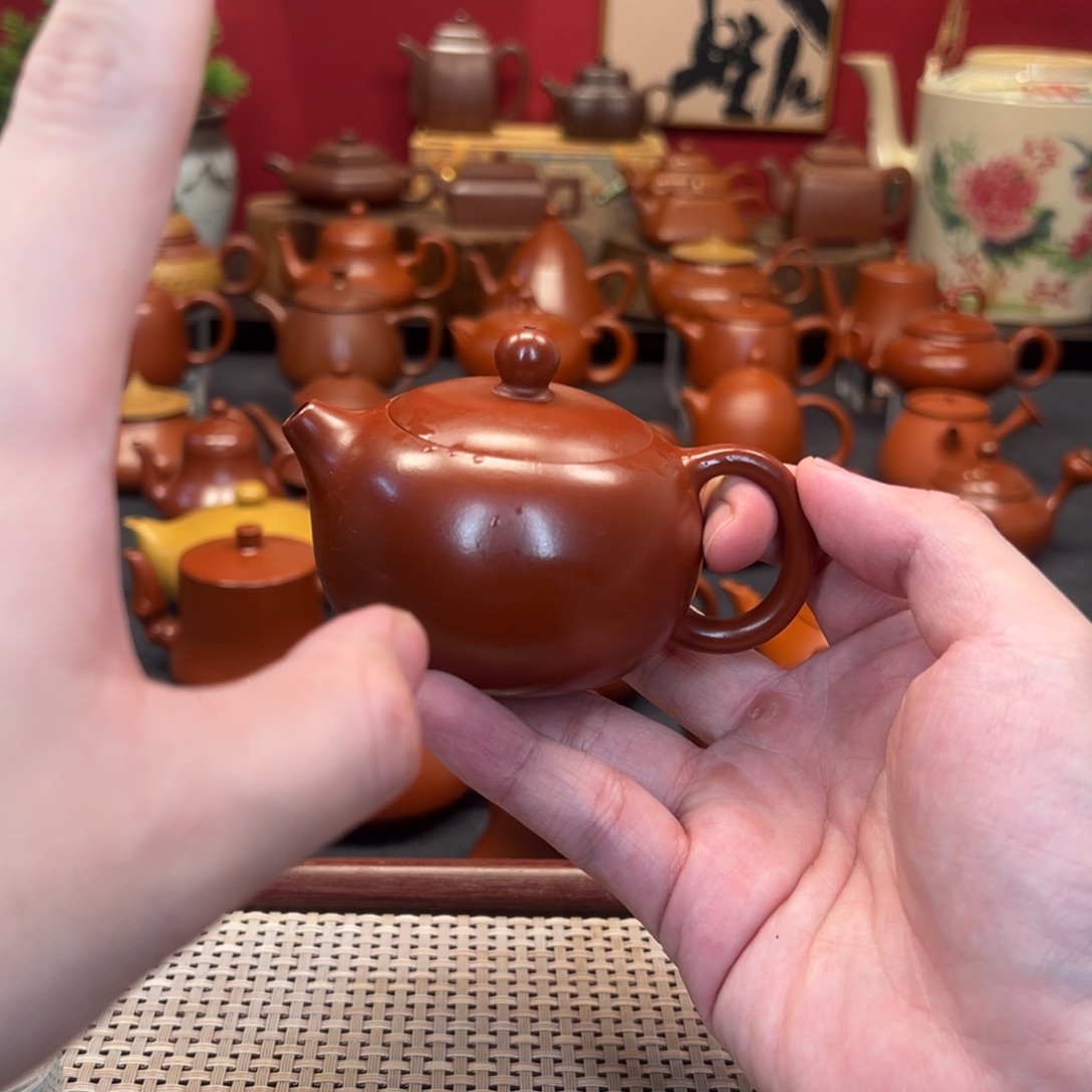 德***茶壶紫砂潮州手拉壶手拉壶