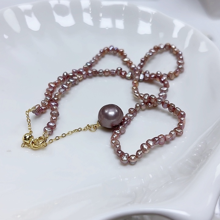 淡水珍珠未镶嵌颈饰