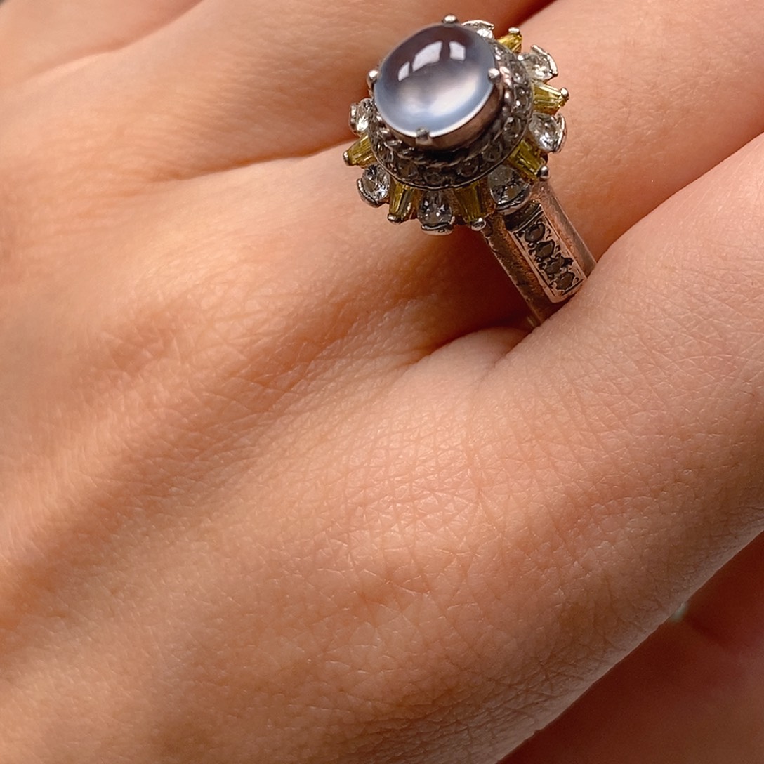 翡翠戒指未镶嵌玻璃种