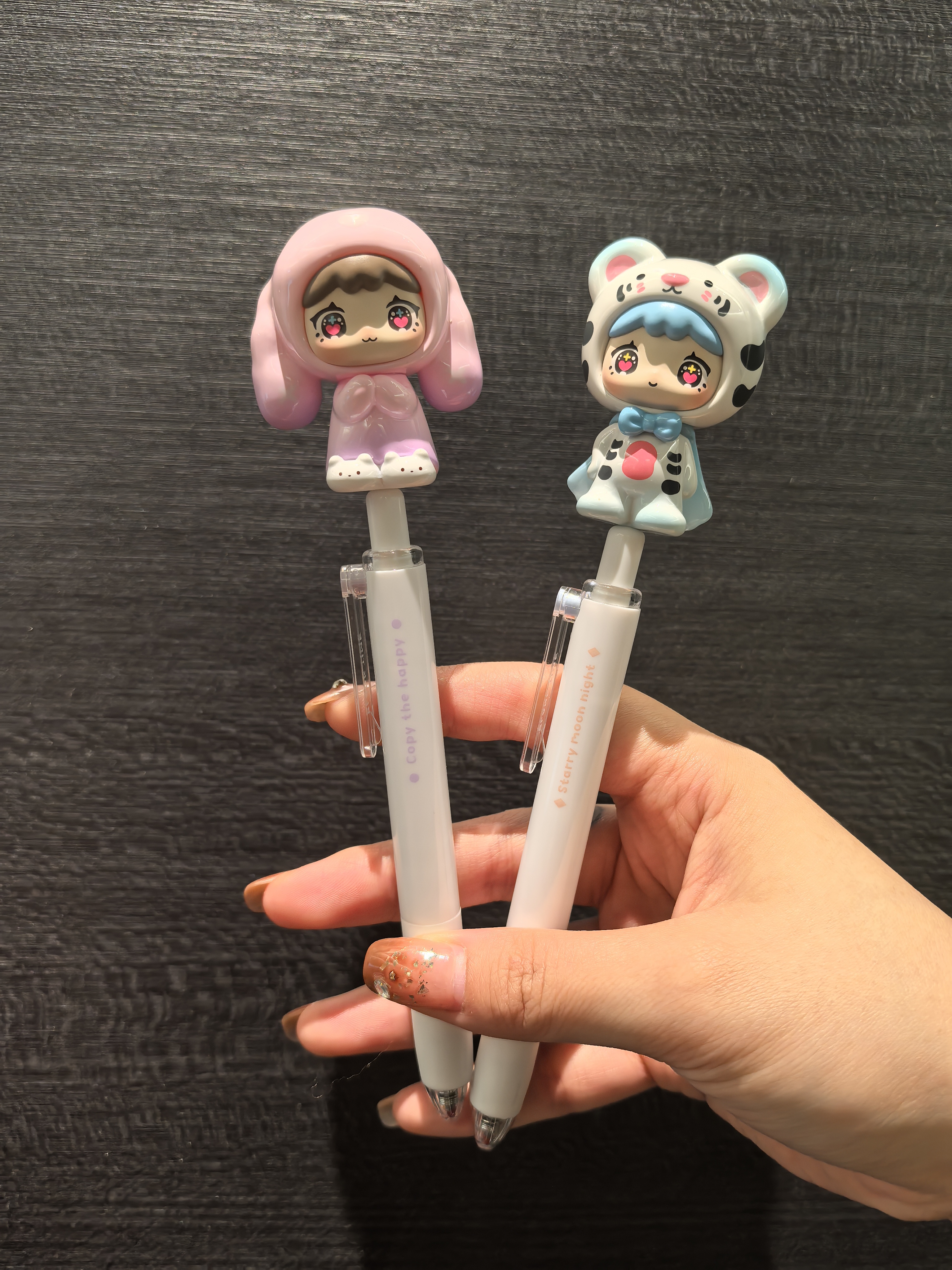 （指定款）明款按压萌粒笔中性笔