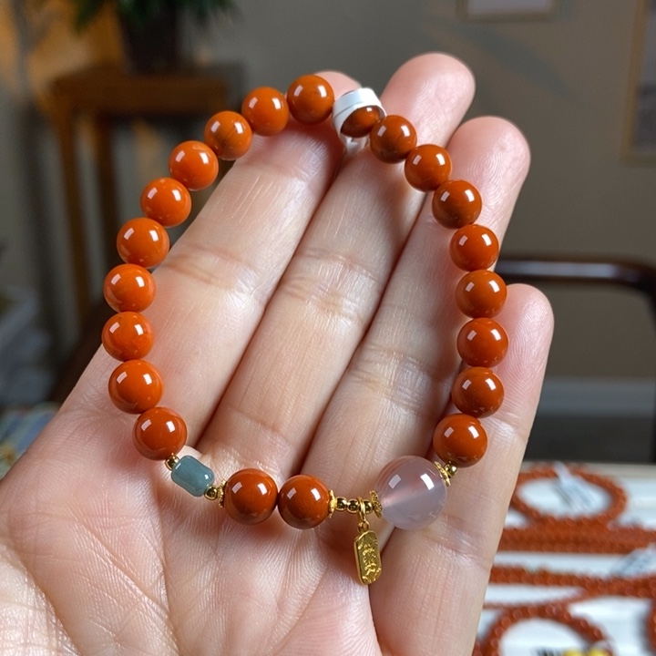 南红玛瑙手链未镶嵌南红7