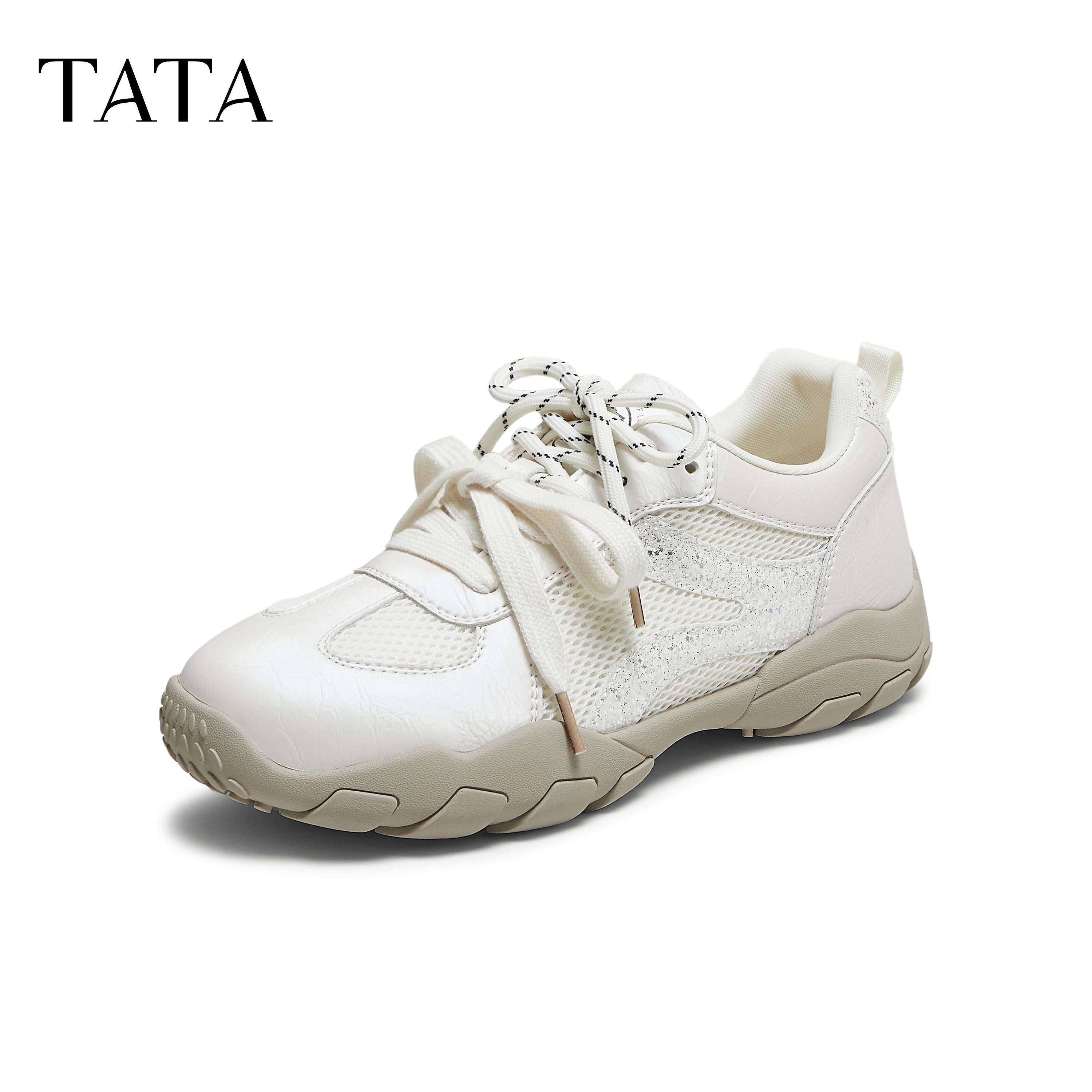 TATA/他她2025秋百搭阿甘鞋女休闲运动鞋新款CE901CM5
