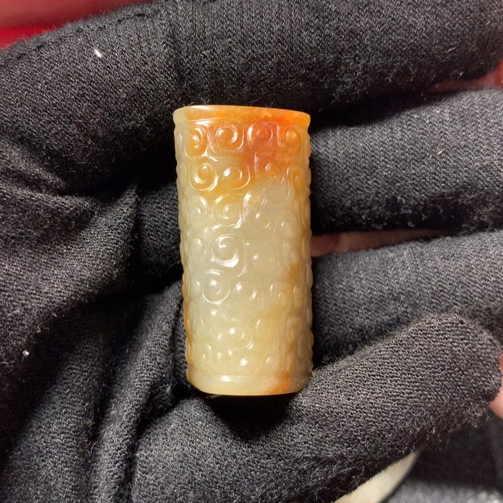 和田玉挂件未镶嵌花**贝