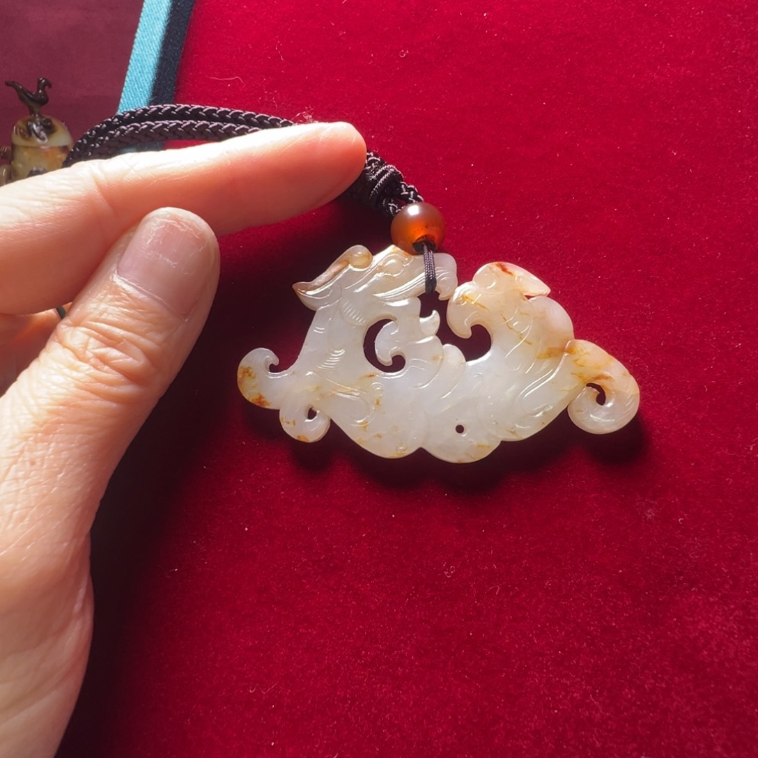 古***藏和田玉（白玉）未镶嵌挂件