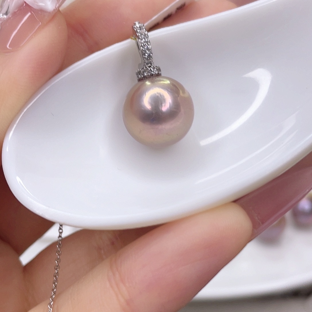 淡水珍珠未镶嵌吊坠(赠链)