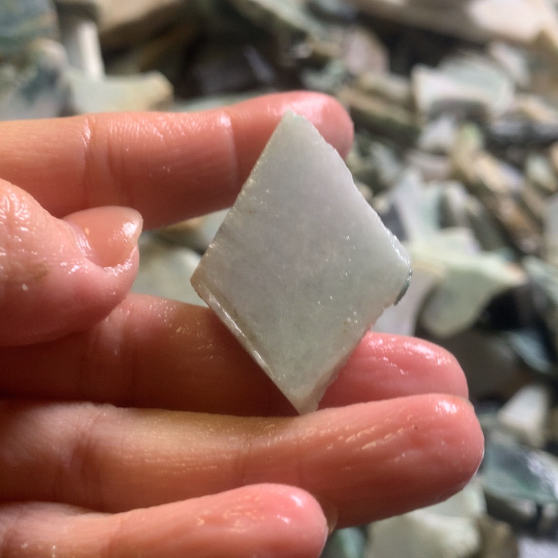 翡翠颈饰未镶嵌缅甸翡翠