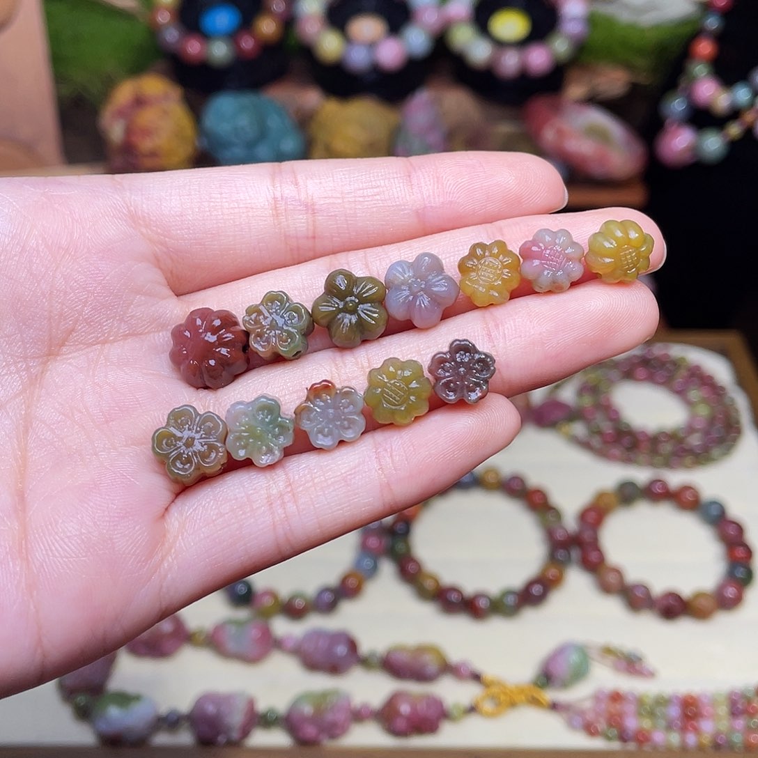 玛瑙/玉髓未镶嵌珠宝半成品盐源玛瑙双十二一手打包价