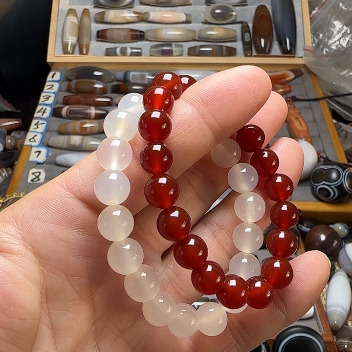 玛瑙/玉髓未镶嵌手串