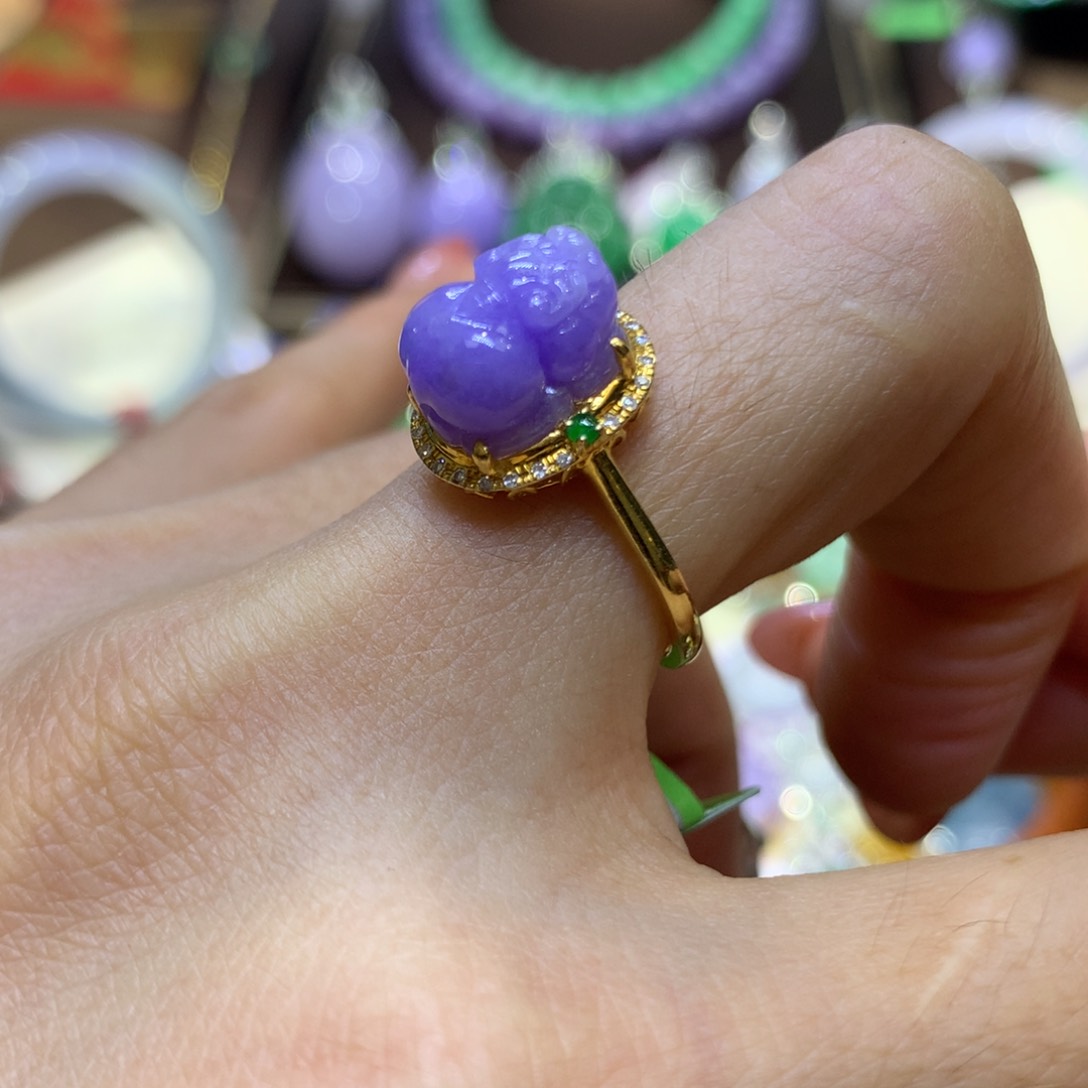 【闪购商品】翡翠18K金镶嵌颈饰翡翠