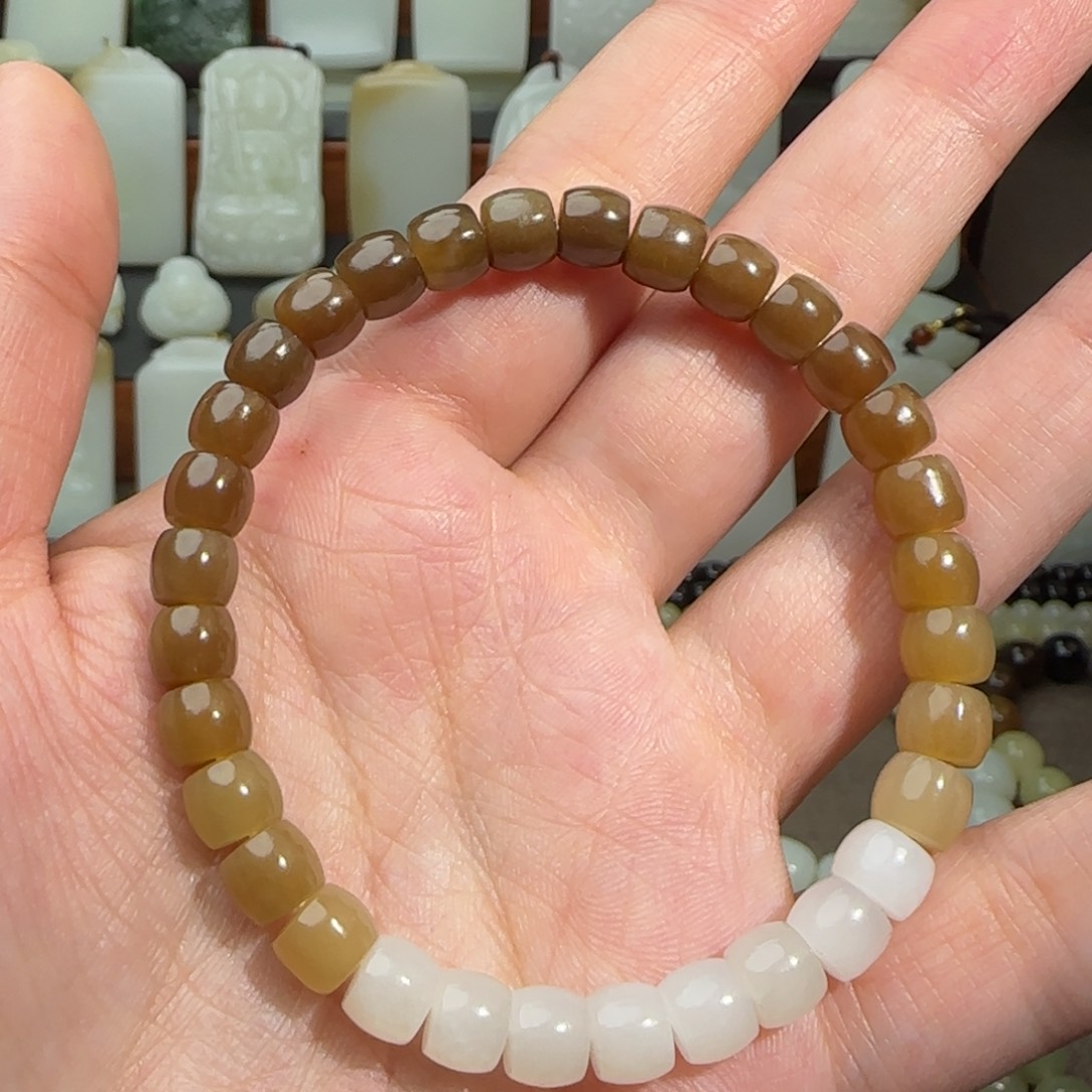 和田玉手链未镶嵌