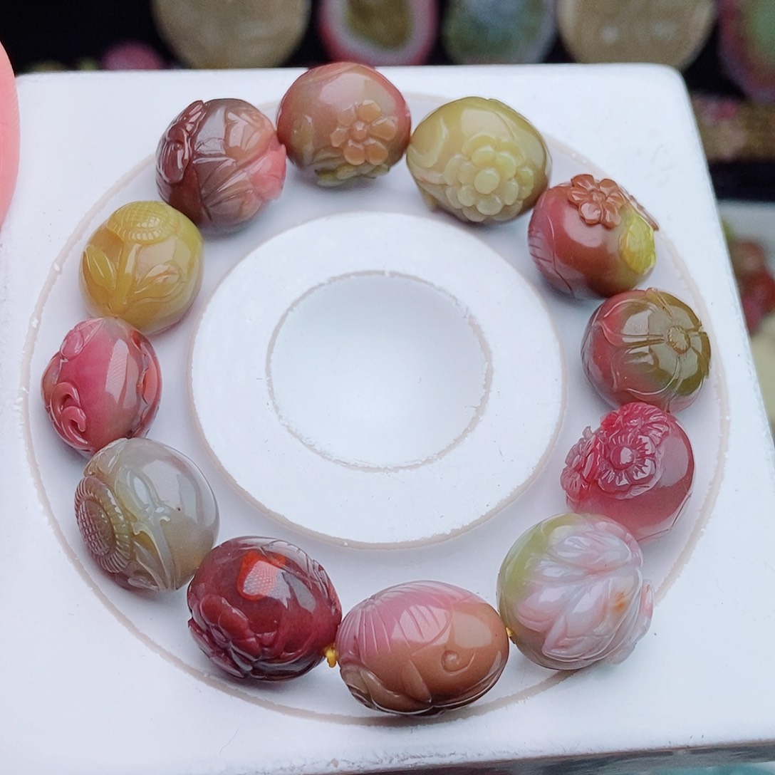 玛瑙/玉髓珠宝半成品未镶嵌