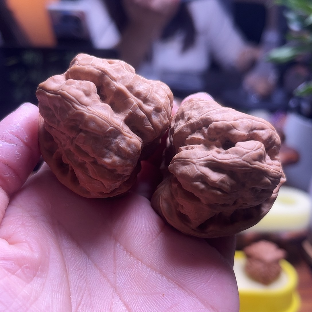 文玩核桃把件43尺白茬蛤蟆31