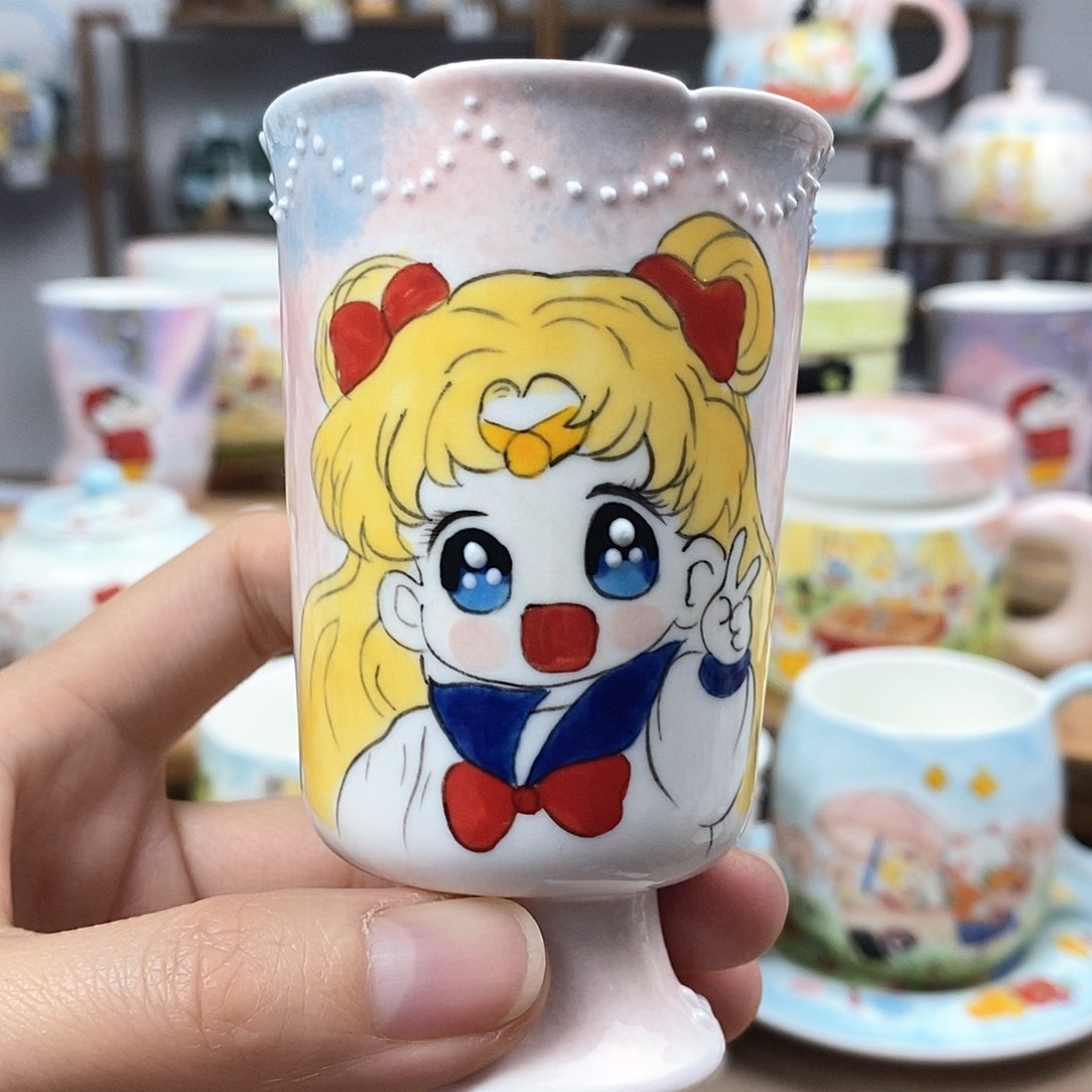 杯景德镇陶瓷高温瓷