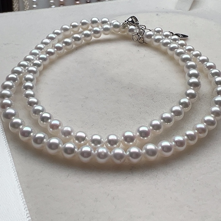 颈饰钛钢淡水珍珠