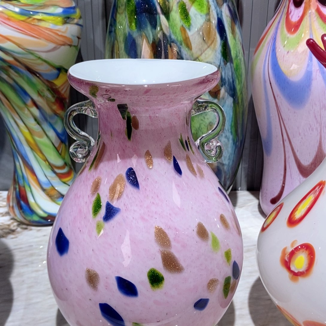 琉璃手工艺品精品花瓶