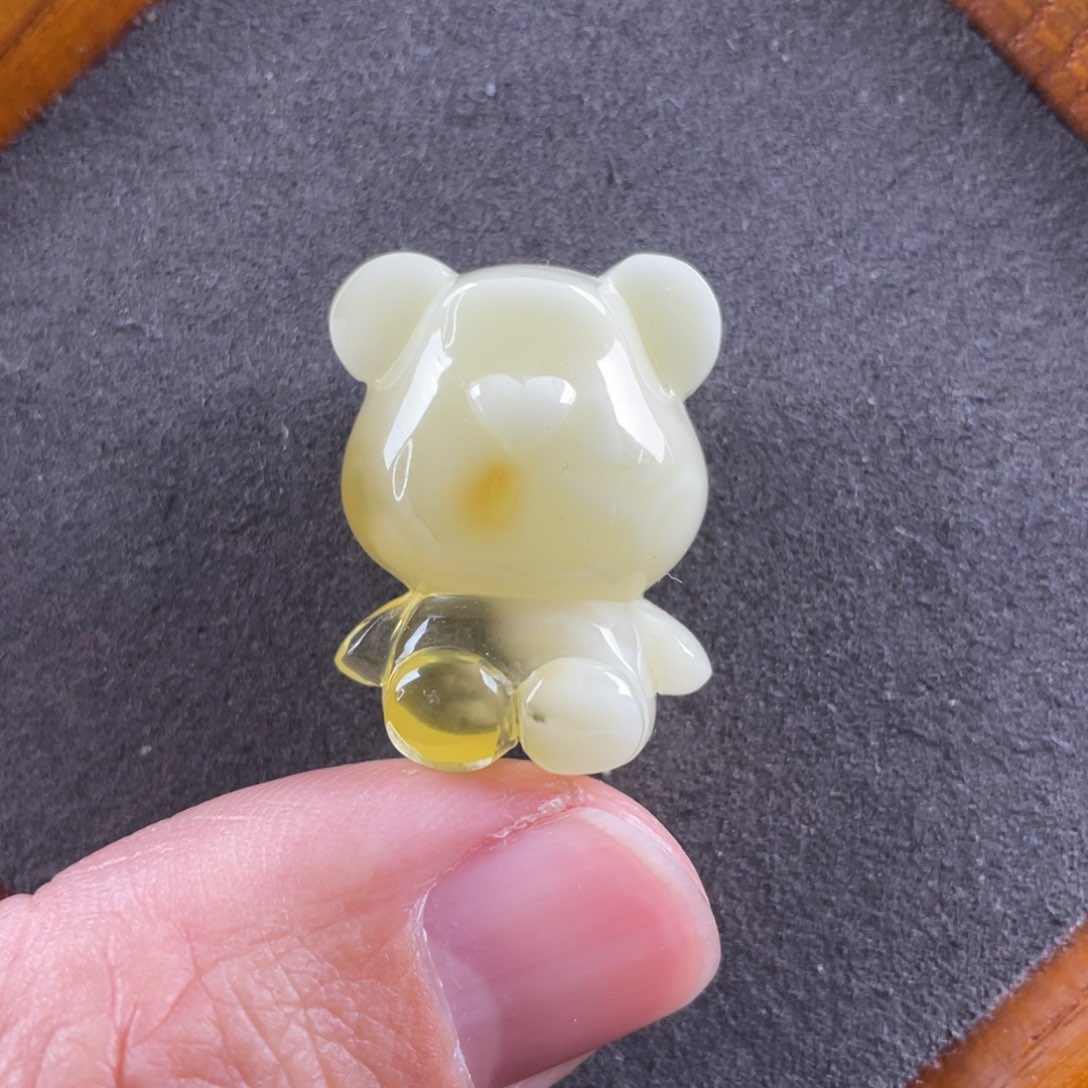 琥珀颈饰未镶嵌蜜蜡吊坠