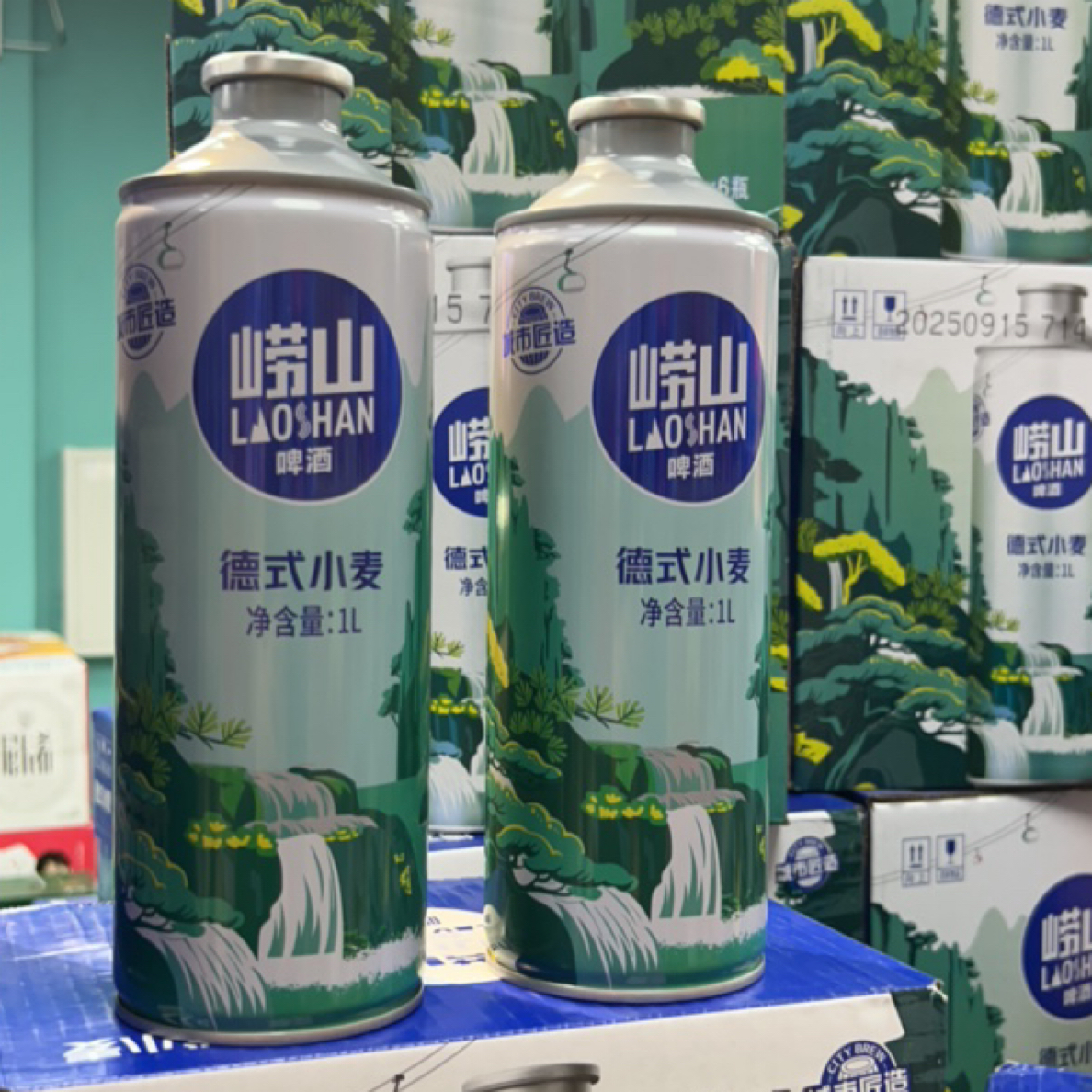 崂山 德式小麦1L×6瓶×2箱（顺丰包邮）