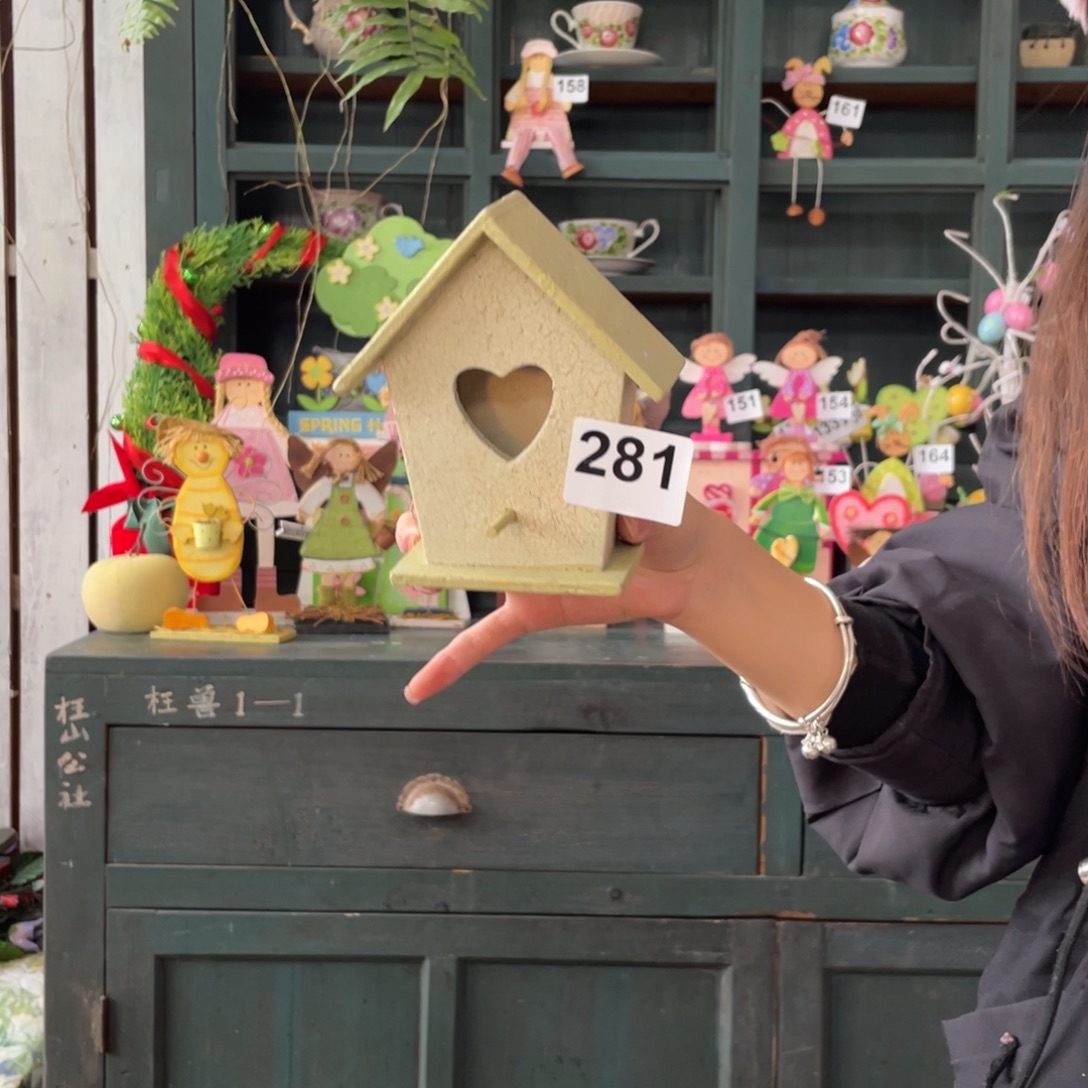 木质圣诞月福老货玩具中古风默认微瑕