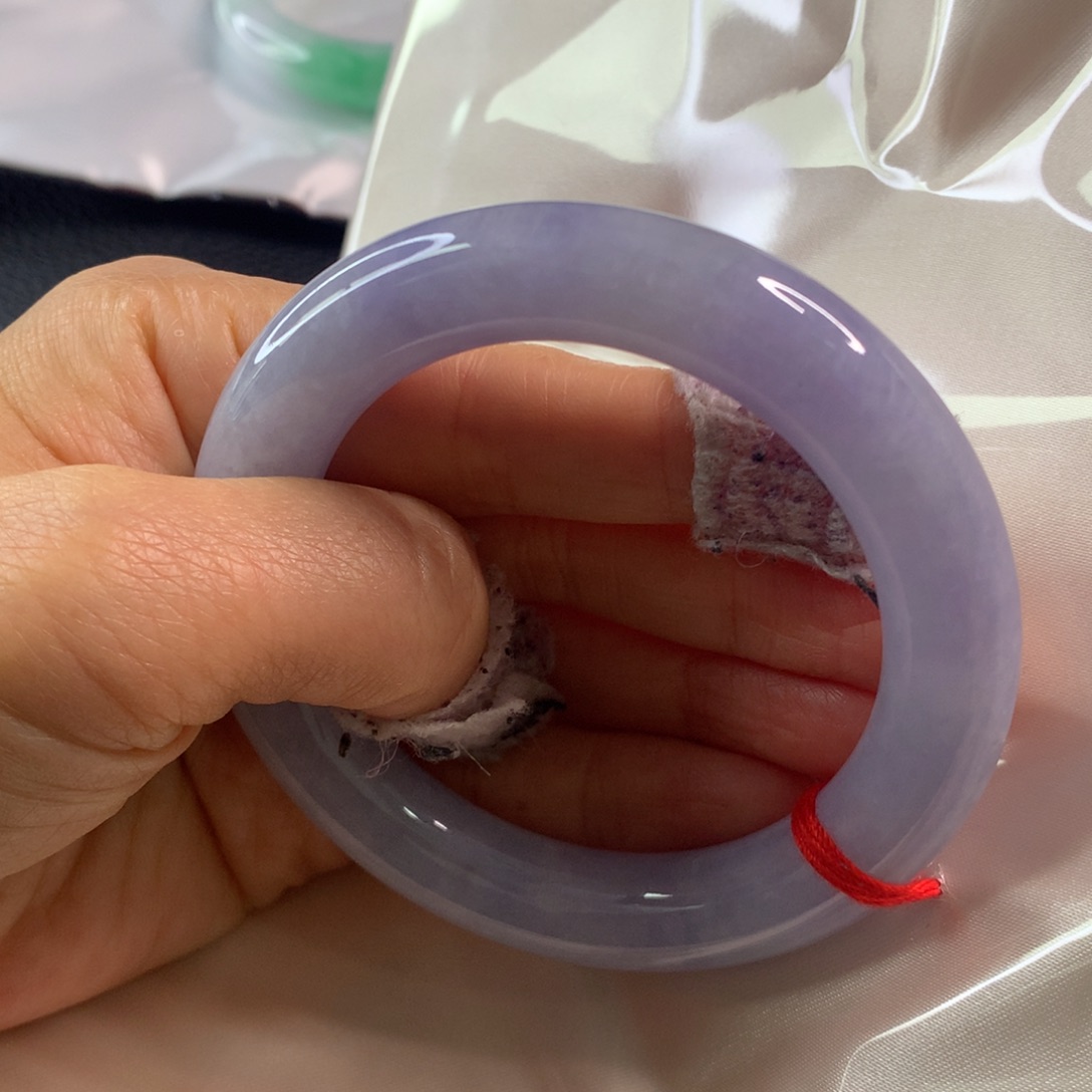 翡翠未镶嵌手镯翡翠手镯56.5