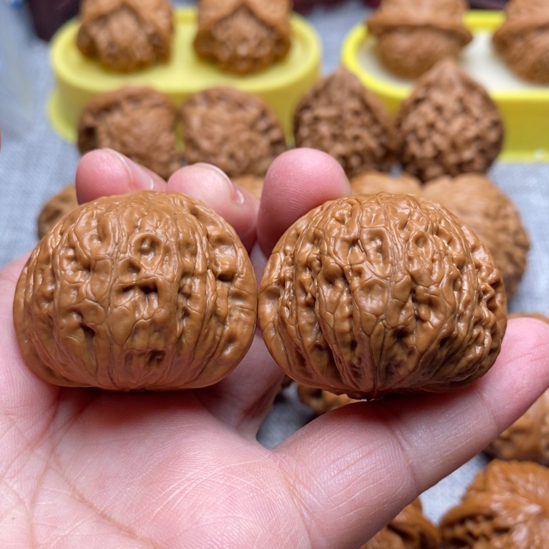 文玩核桃把件39全品肉球铁锤毕业对