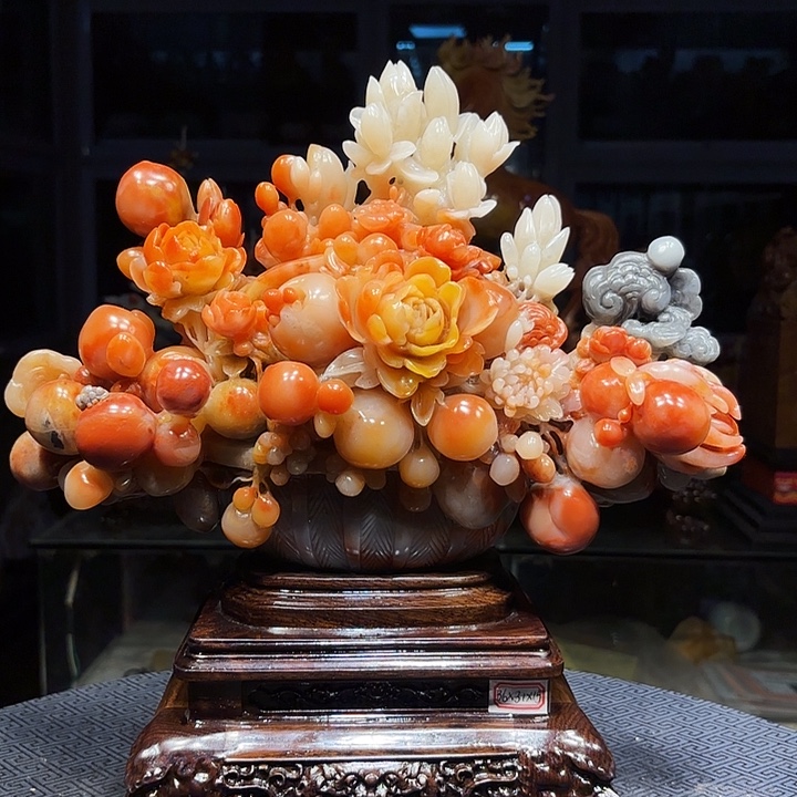 用***1寿山石寿山石雕刻工艺品