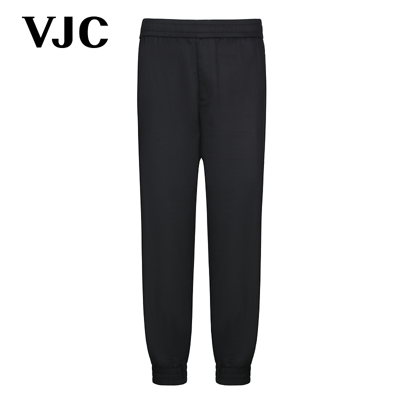 VJC/威杰思2025夏季新款男士时尚百搭休闲裤运动束脚裤D25BP2813