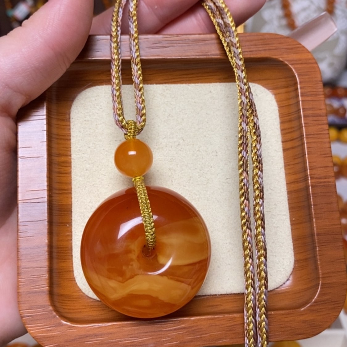 【闪购商品】蜜蜡颈饰未镶嵌项链