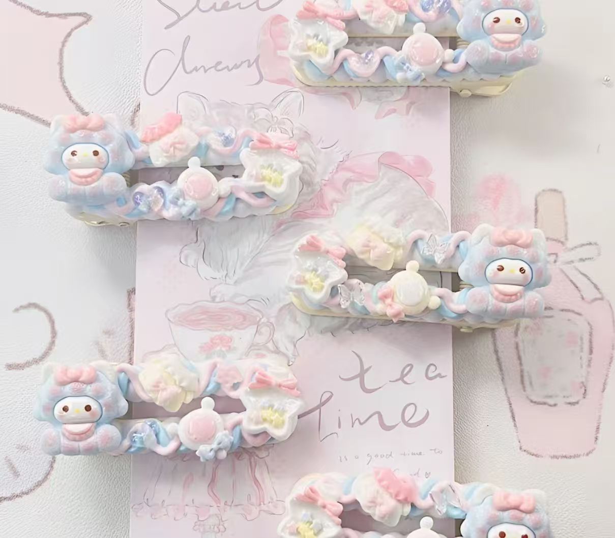 【直播专用】【乱拍无效】小众发饰手作古风百搭超仙少女仙女古装手工