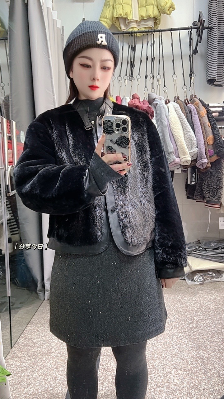 丹丹私服 高货拼接款短外套