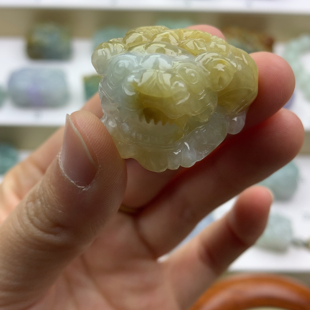 翡翠吊坠(不含链)未镶嵌天然缅甸翡翠A货貔貅