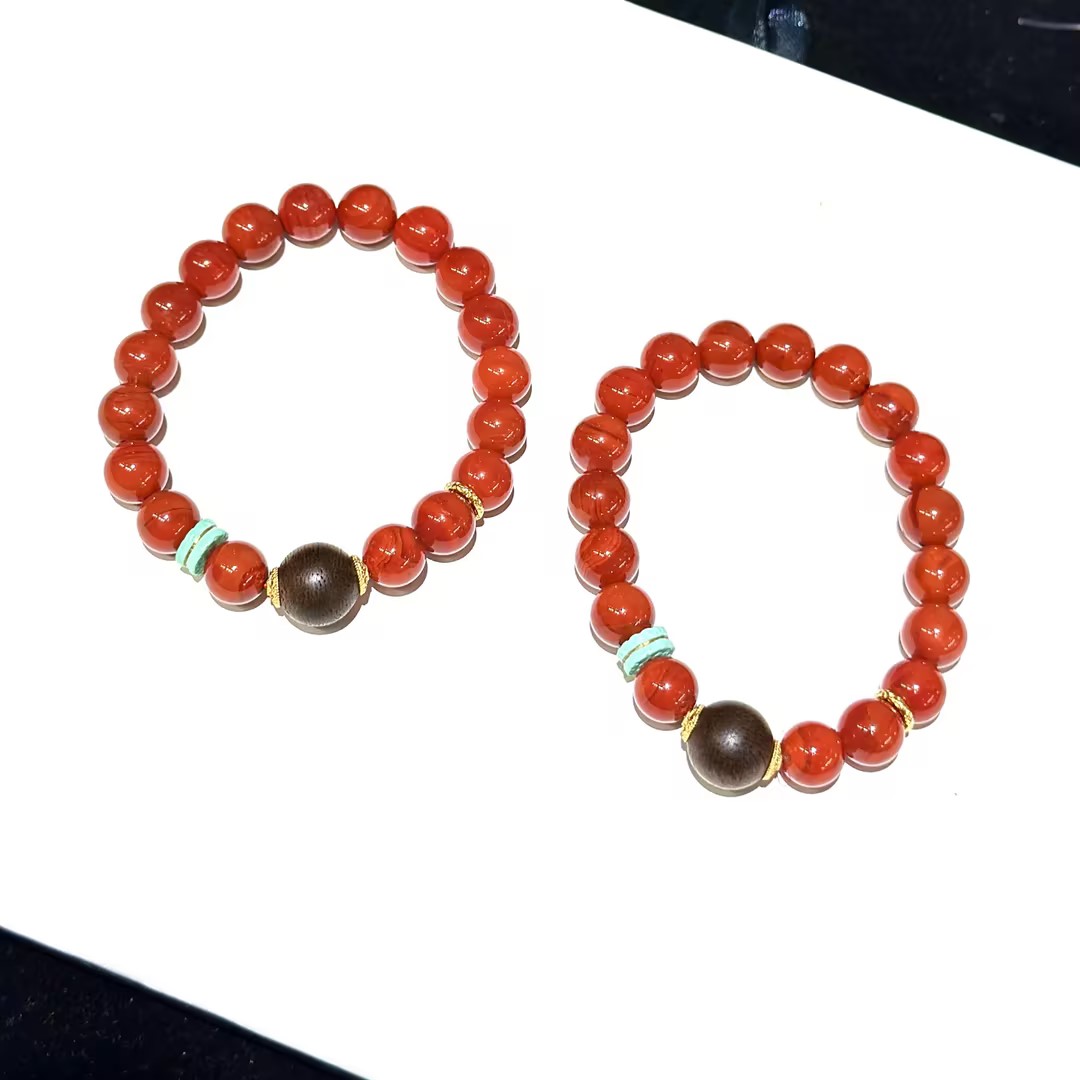 【ZY】南红玛瑙DIY手串-约9mm（多样性发其一）