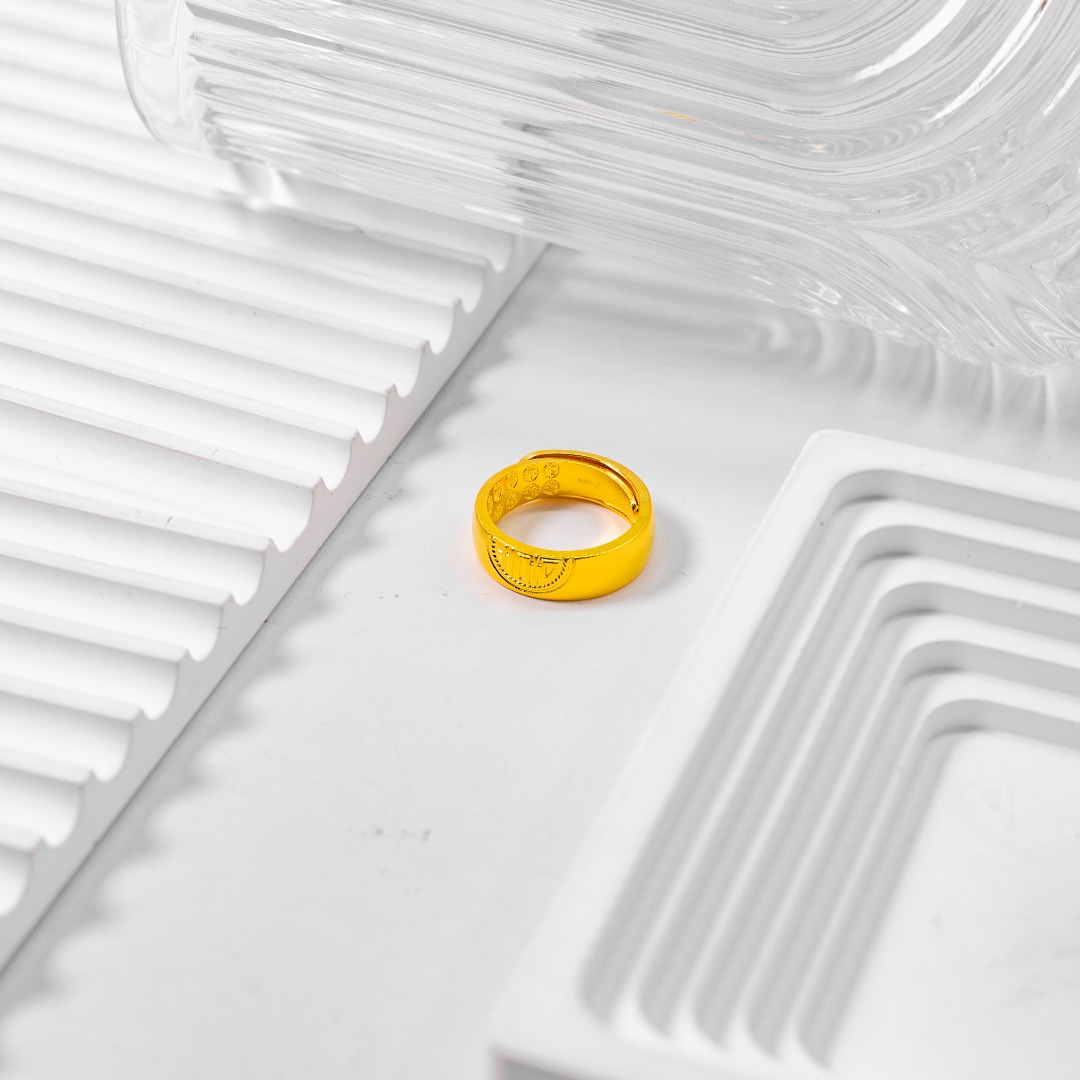 足银戒指 双喜对戒