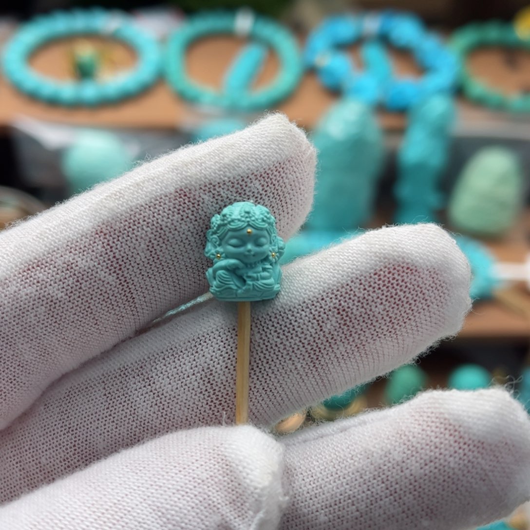 绿松石未镶嵌配饰