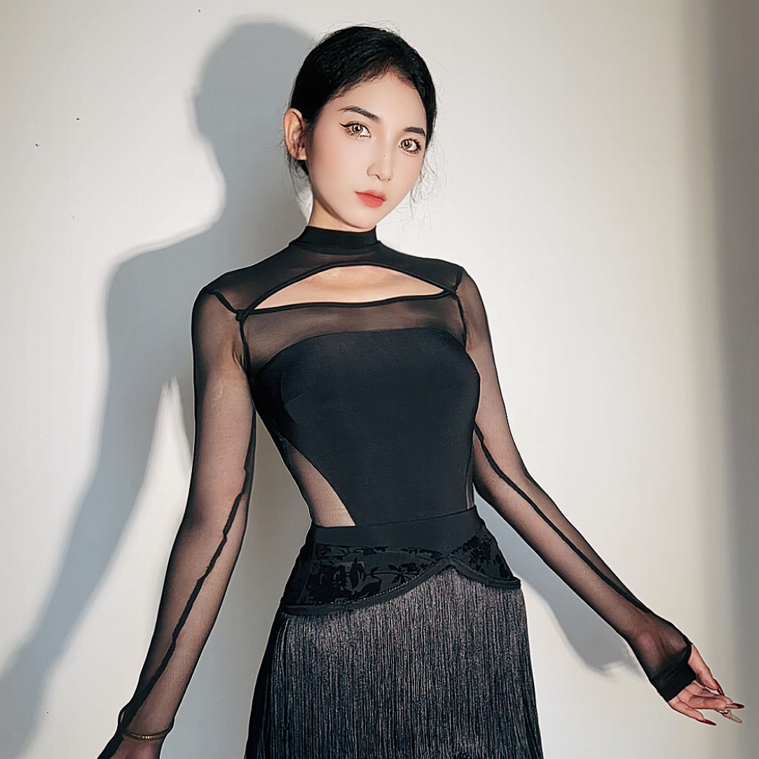 VVDance 拉丁舞服新品两件套【云雾纱影】