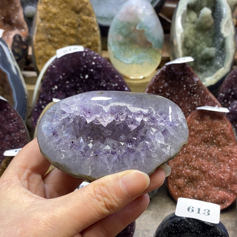 【闪购商品】未镶嵌大型摆件（非配饰）紫晶息**诛