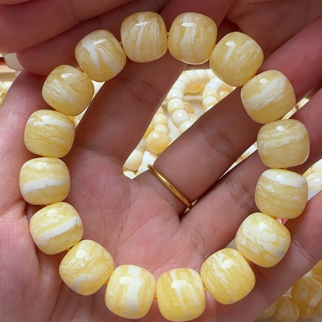 琥珀手链未镶嵌蜜蜡