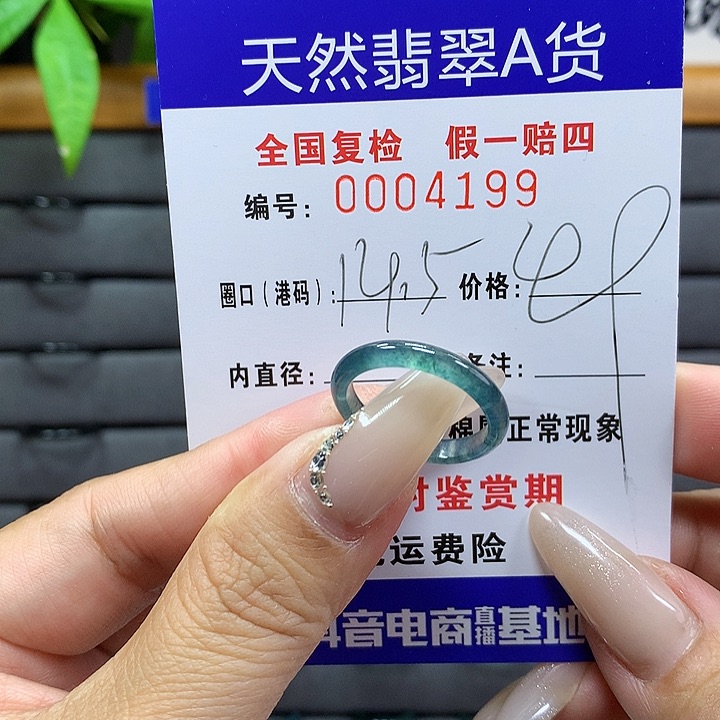 翡翠戒圈未镶嵌      4199