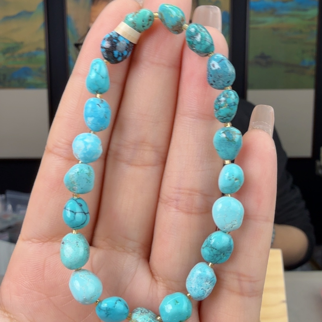 绿松石未镶嵌珠宝奇石