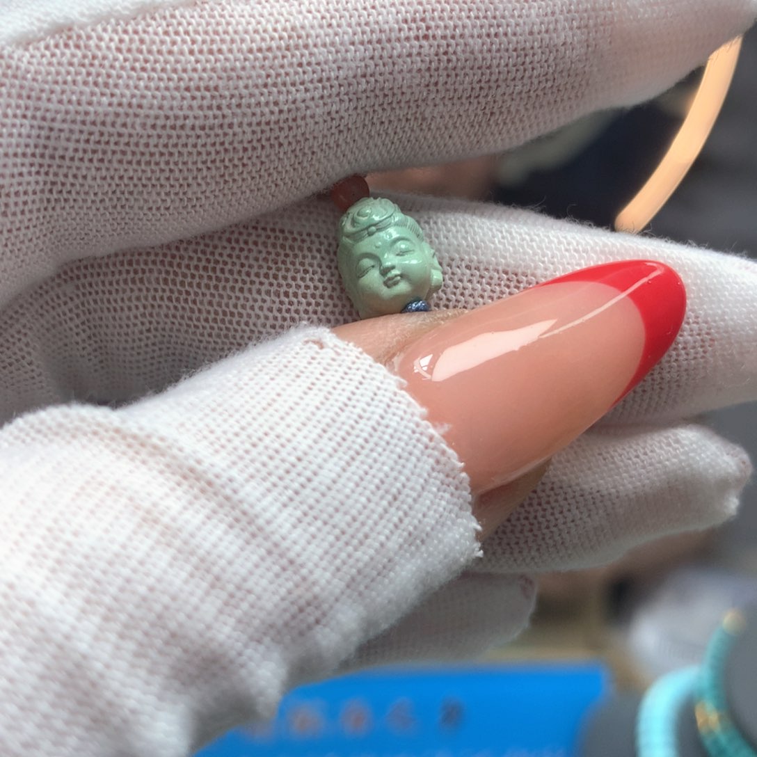 绿松石未镶嵌挂件