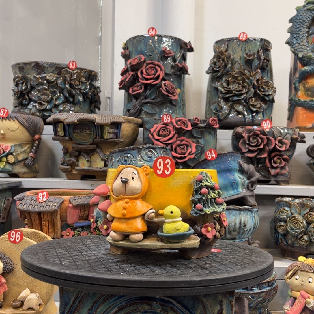 陶瓷93 号陶然花盆